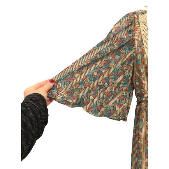 Jovovich Hawk for Target Babydoll Dress Juniors Size 3 Hippie Inspired Dress - Picture 7 of 12